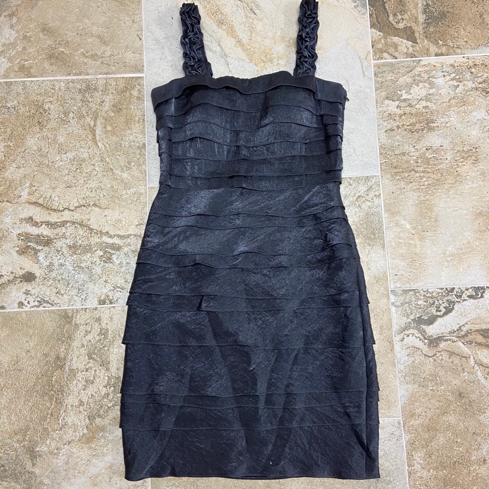 Signature by Sangria Petite Gray Dress